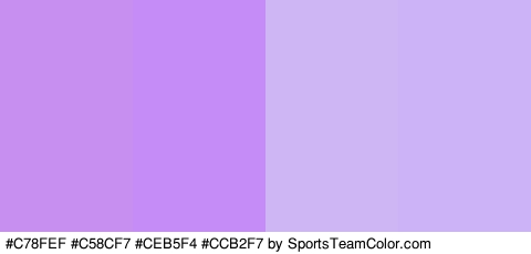 #C78FEF #C58CF7 #CEB5F4 #CCB2F7 Colors