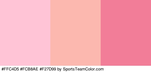 #FFC4D5 #FCB8AE #F27D99 Colors