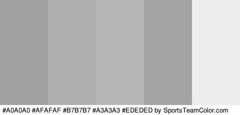 #A0A0A0 #AFAFAF #B7B7B7 #A3A3A3 #EDEDED Colors