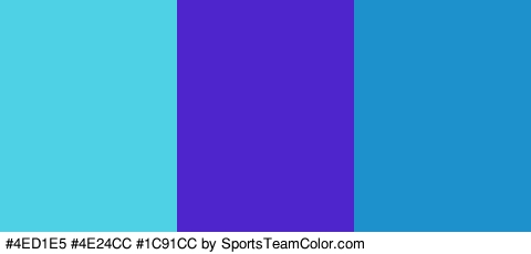 #4ED1E5 #4E24CC #1C91CC Colors