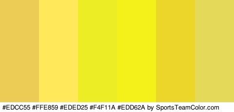 #EDCC55 #FFE859 #EDED25 #F4F11A #EDD62A #E5D959 Colors