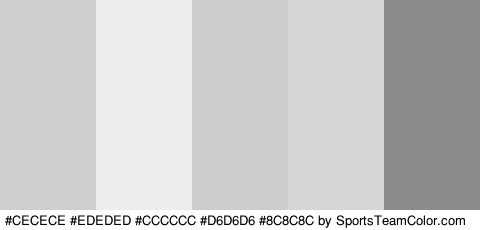 #CECECE #EDEDED #CCCCCC #D6D6D6 #8C8C8C Colors