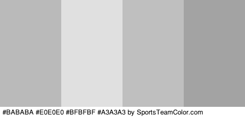 #BABABA #E0E0E0 #BFBFBF #A3A3A3 Colors