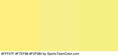 #FFF07F #F7EF88 #F2F080 Colors