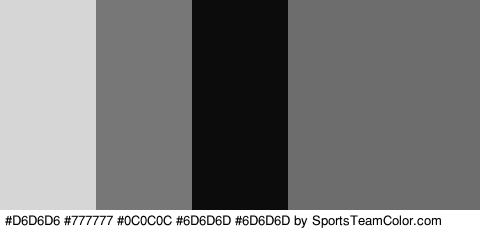 #D6D6D6 #777777 #0C0C0C #6D6D6D #6D6D6D Colors