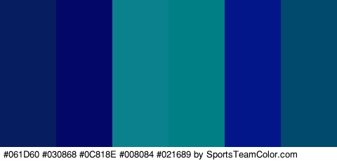 #061D60 #030868 #0C818E #008084 #021689 #01496D Colors