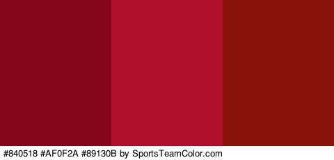 #840518 #AF0F2A #89130B Colors