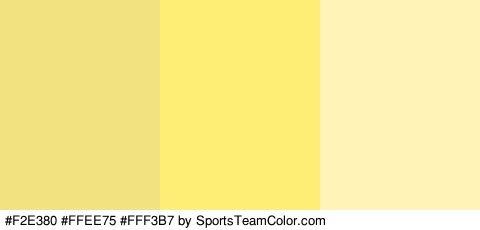 #F2E380 #FFEE75 #FFF3B7 Colors