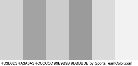 #D3D3D3 #A3A3A3 #CCCCCC #9B9B9B #DBDBDB #F2F2F2 Colors