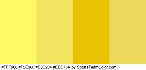 #FFF968 #F2E360 #E8C204 #EDD75A Colors