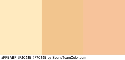 #FFEABF #F2C58E #F7C39B Colors