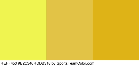 #EFF450 #E2C346 #DDB318 Colors