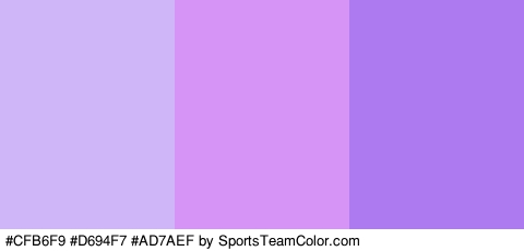 #CFB6F9 #D694F7 #AD7AEF Colors