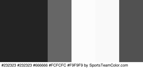 #232323 #232323 #666666 #FCFCFC #F9F9F9 #515151 Colors