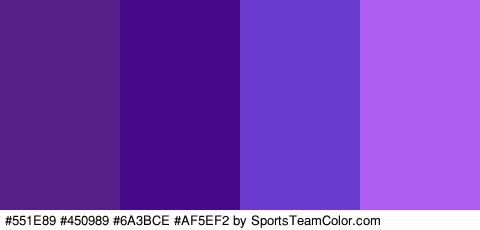 #551E89 #450989 #6A3BCE #AF5EF2 Colors