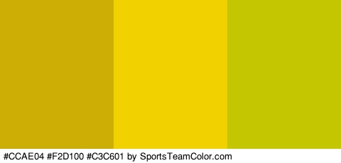 #CCAE04 #F2D100 #C3C601 Colors