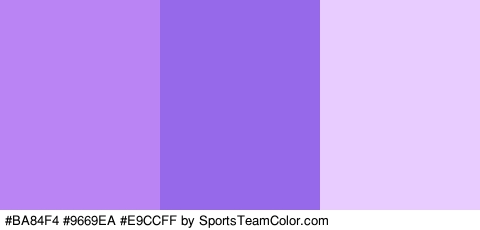 #BA84F4 #9669EA #E9CCFF Colors