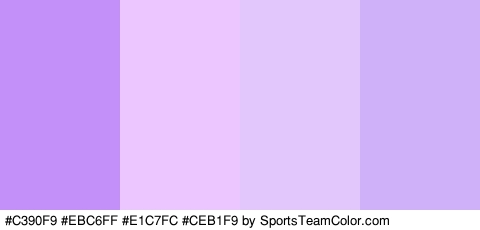 #C390F9 #EBC6FF #E1C7FC #CEB1F9 Colors