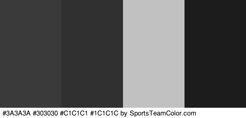 #3A3A3A #303030 #C1C1C1 #1C1C1C Colors