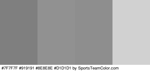 #7F7F7F #919191 #8E8E8E #D1D1D1 Colors