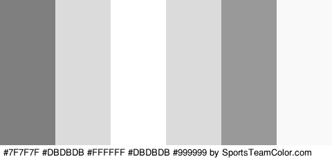 #7F7F7F #DBDBDB #FFFFFF #DBDBDB #999999 #F9F9F9 Colors