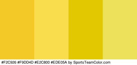 #F2C926 #F9DD4D #E2C800 #EDE05A Colors