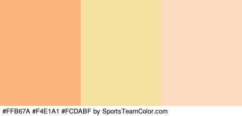 #FFB67A #F4E1A1 #FCDABF Colors