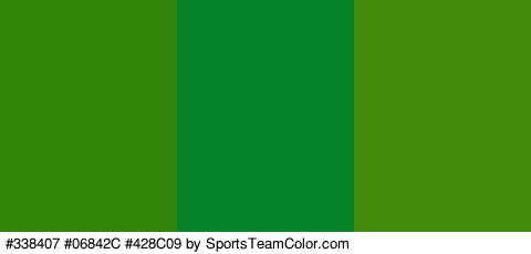 #338407 #06842C #428C09 Colors