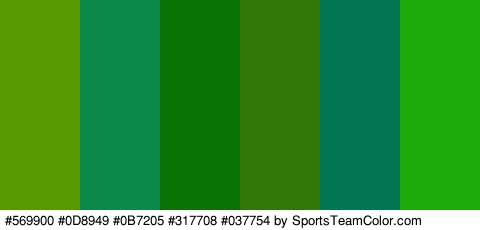 #569900 #0D8949 #0B7205 #317708 #037754 #1EAA0B Colors