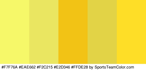 #F7F76A #EAE662 #F2C215 #E2D346 #FFDE28 Colors