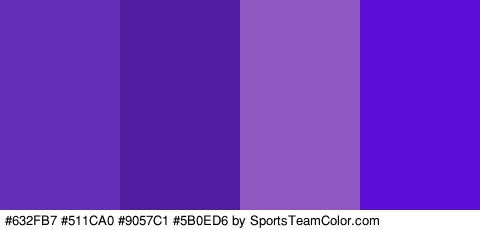 #632FB7 #511CA0 #9057C1 #5B0ED6 Colors