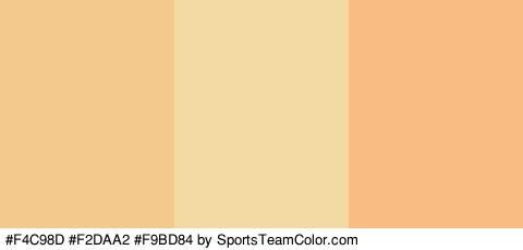 #F4C98D #F2DAA2 #F9BD84 Colors