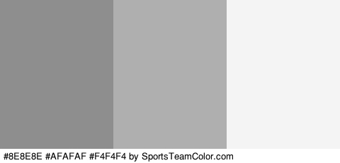 #8E8E8E #AFAFAF #F4F4F4 Colors