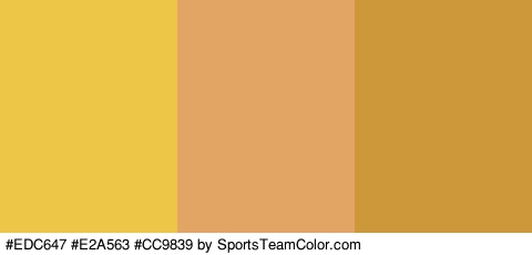 #EDC647 #E2A563 #CC9839 Colors