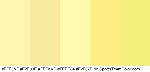 #FFF5AF #F7E99E #FFFAAD #FFEE84 #F2F07B Colors