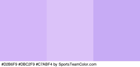 #D2B6F9 #DBC2F9 #C7ABF4 Colors