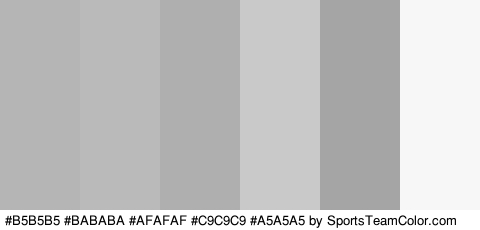 #B5B5B5 #BABABA #AFAFAF #C9C9C9 #A5A5A5 #F7F7F7 Colors