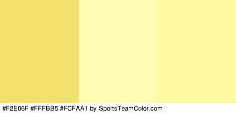 #F2E06F #FFFBB5 #FCFAA1 Colors