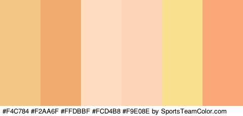 #F4C784 #F2AA6F #FFDBBF #FCD4B8 #F9E08E #F9A875 Colors