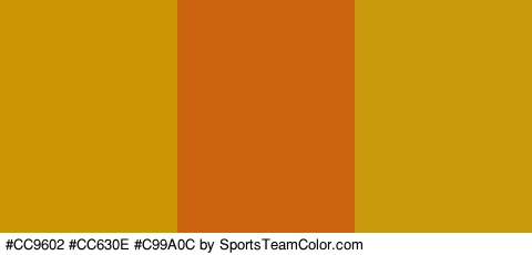 #CC9602 #CC630E #C99A0C Colors