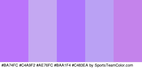 #BA74FC #C4A9F2 #AE76FC #BAA1F4 #C483EA Colors