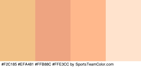 #F2C185 #EFA481 #FFB88C #FFE3CC Colors