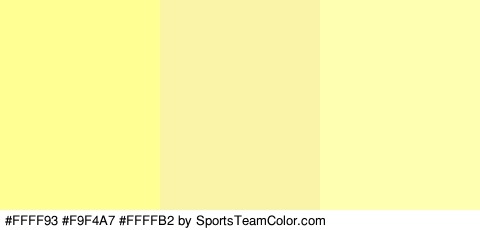 #FFFF93 #F9F4A7 #FFFFB2 Colors