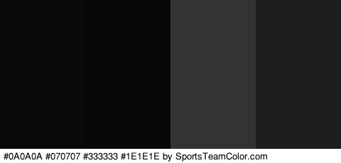 #0A0A0A #070707 #333333 #1E1E1E Colors