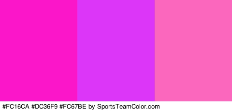 #FC16CA #DC36F9 #FC67BE Colors