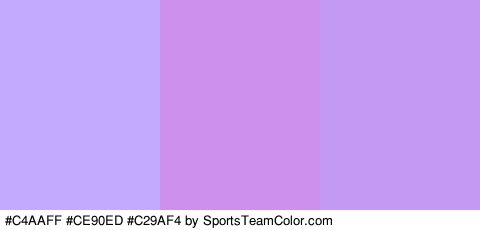 #C4AAFF #CE90ED #C29AF4 Colors