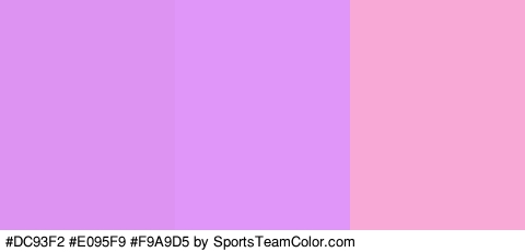 #DC93F2 #E095F9 #F9A9D5 Colors