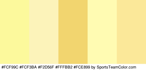 #FCF99C #FCF3BA #F2D56F #FFFBB2 #FCE899 Colors