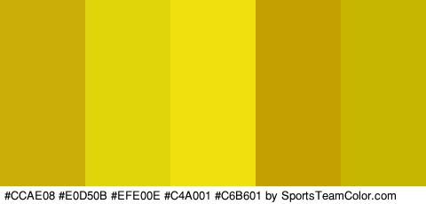 #CCAE08 #E0D50B #EFE00E #C4A001 #C6B601 Colors