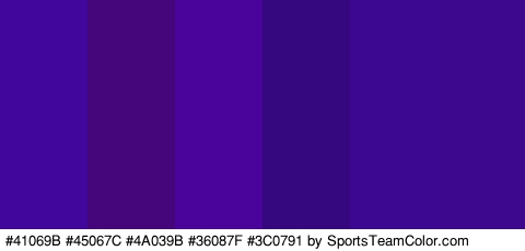 #41069B #45067C #4A039B #36087F #3C0791 #3E088E Colors